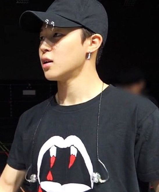 Black Vampire Fangs T-Shirt