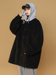 Black Hooded Jacket