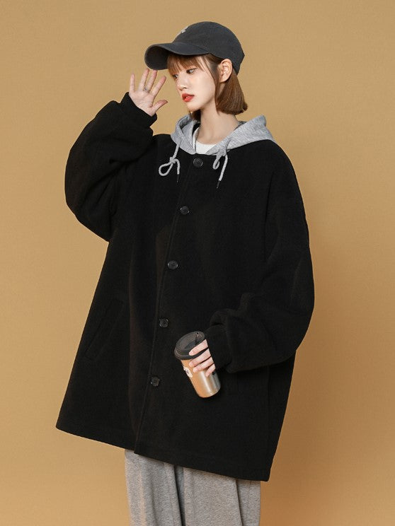 Black Hooded Jacket