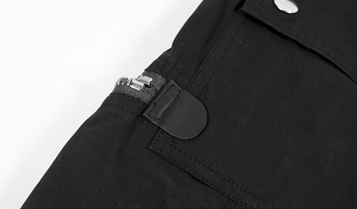 Black Zipper Pants