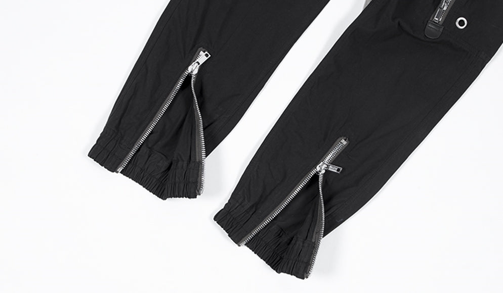 Black Zipper Pants