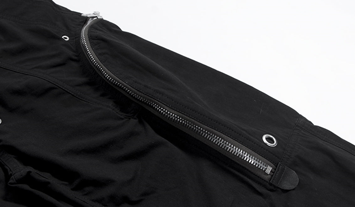 Black Zipper Pants