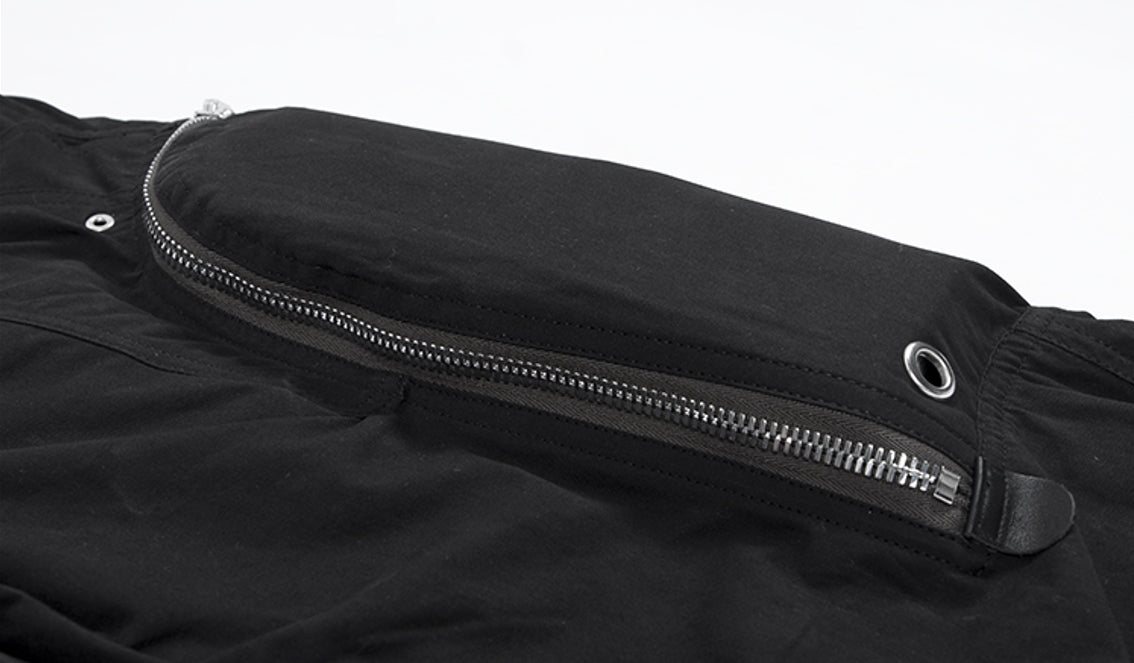 Black Zipper Pants