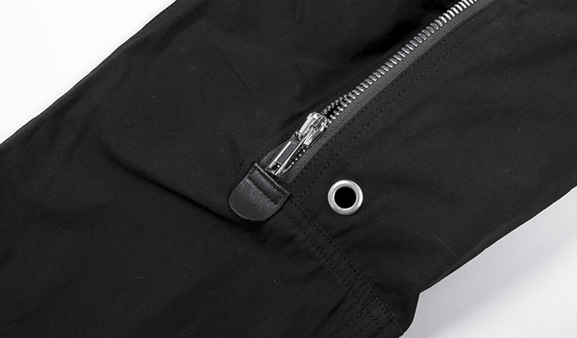 Black Zipper Pants