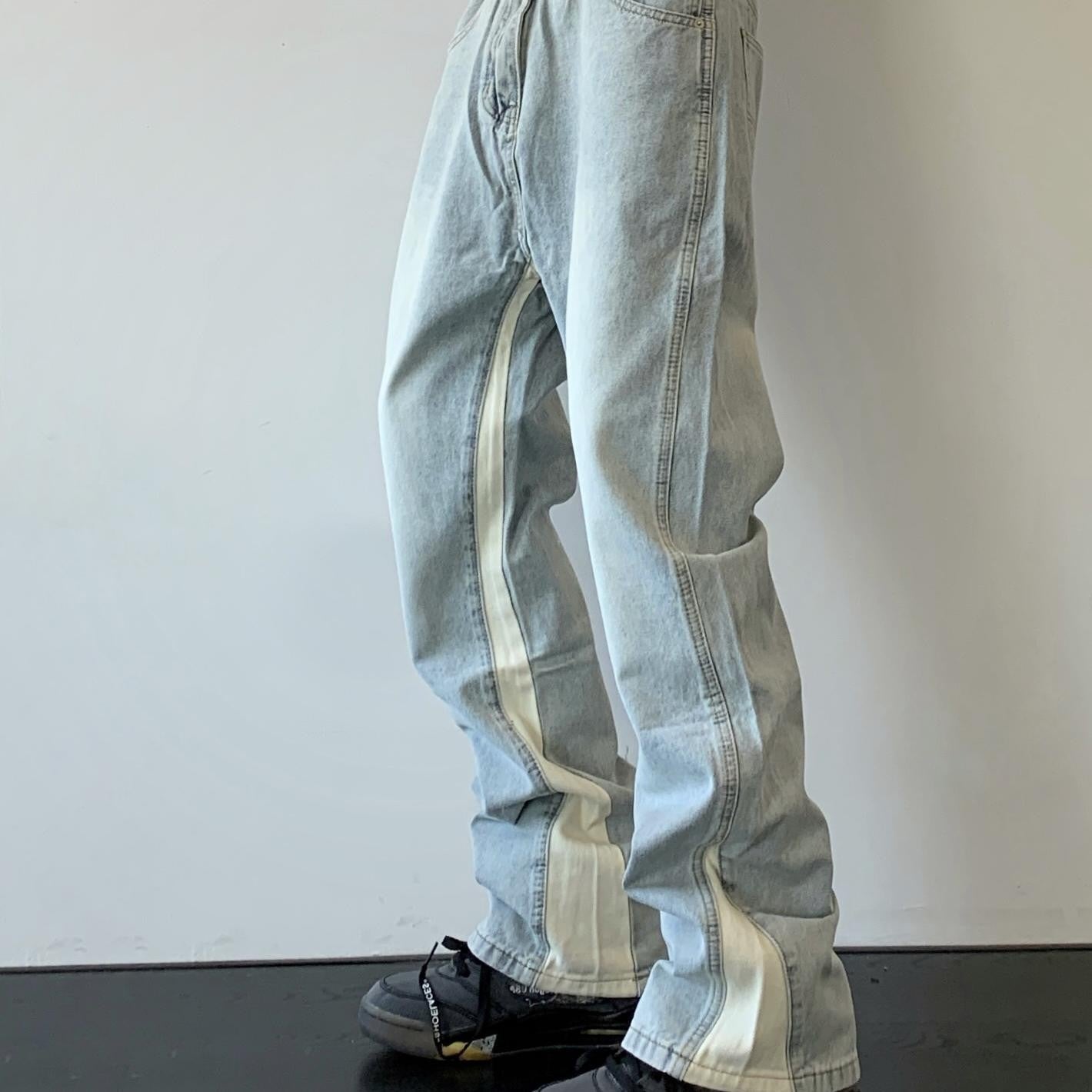 Blue And White Dual Tone Jeans