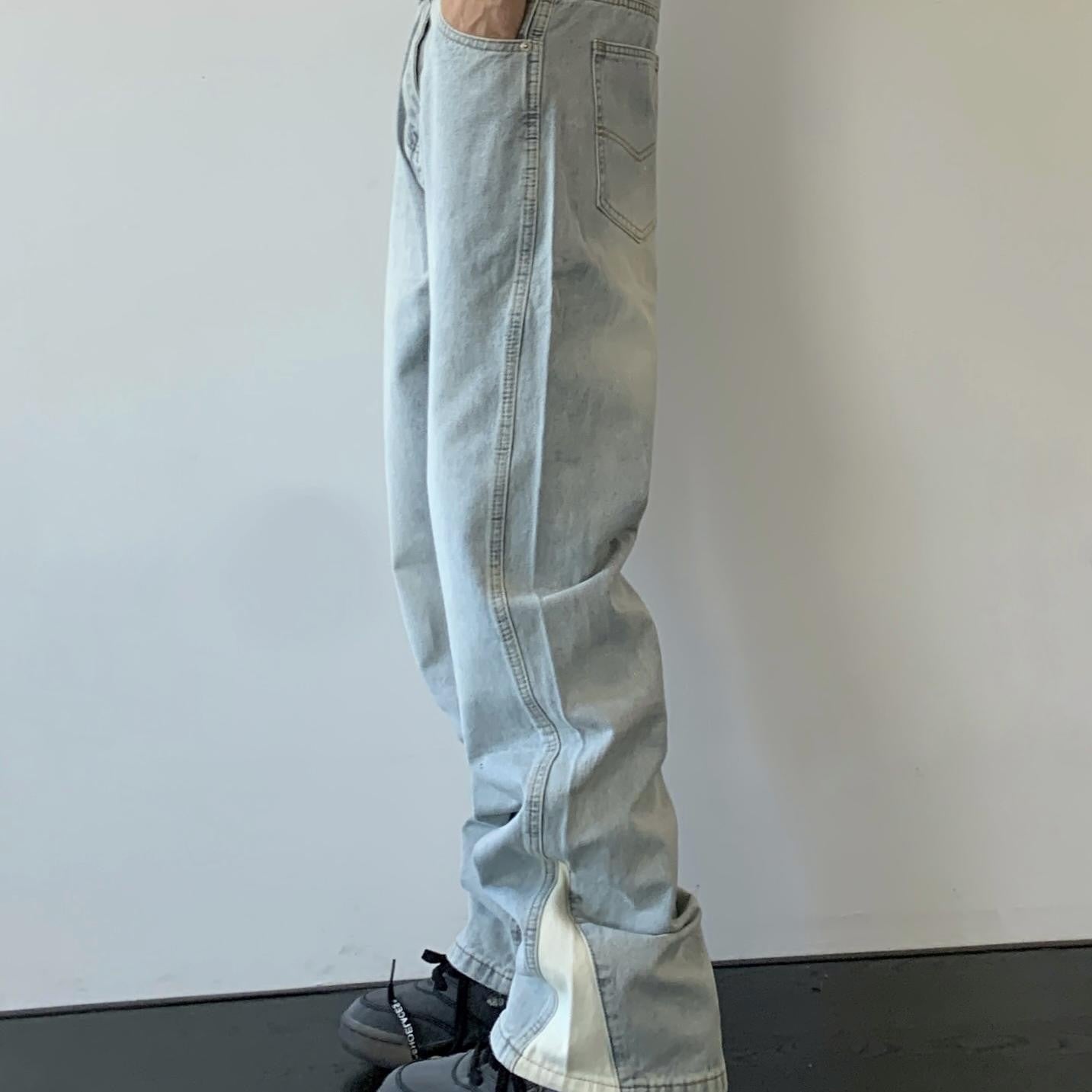 Blue And White Dual Tone Jeans