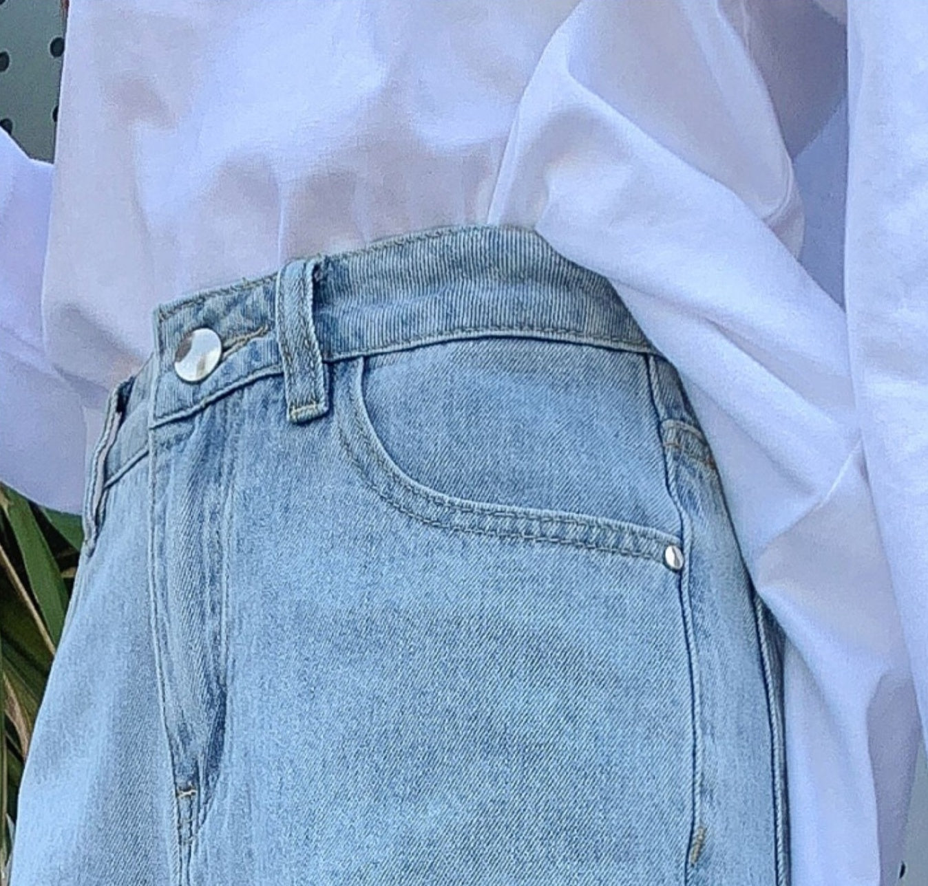 Blue Classic Denim Shorts