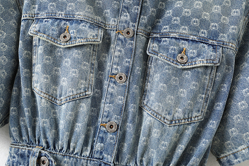 Blue Denim Jumpsuit