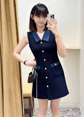 Blue Denim Mini Dress