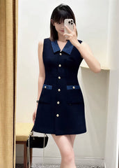 Blue Denim Mini Dress