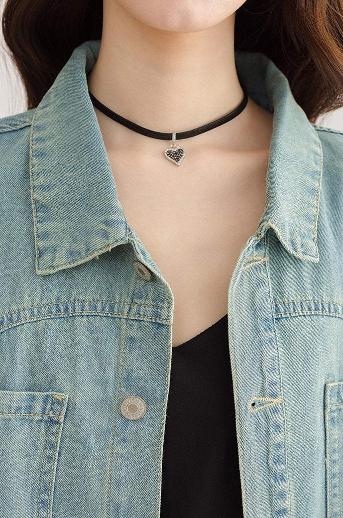 Blue Denim Short Sleeve Casual Jacket Shirt