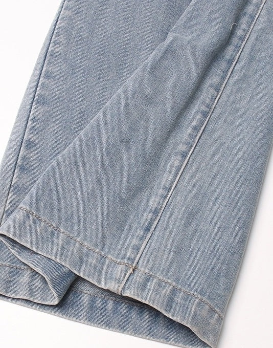 Blue Detachable Loose Jeans