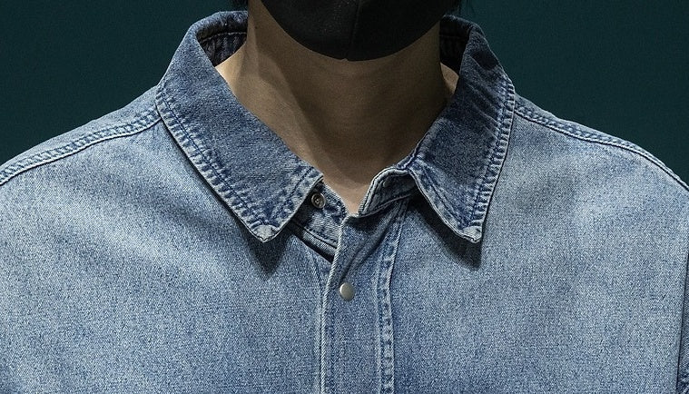 Blue Fade Pocket Denim Shirt
