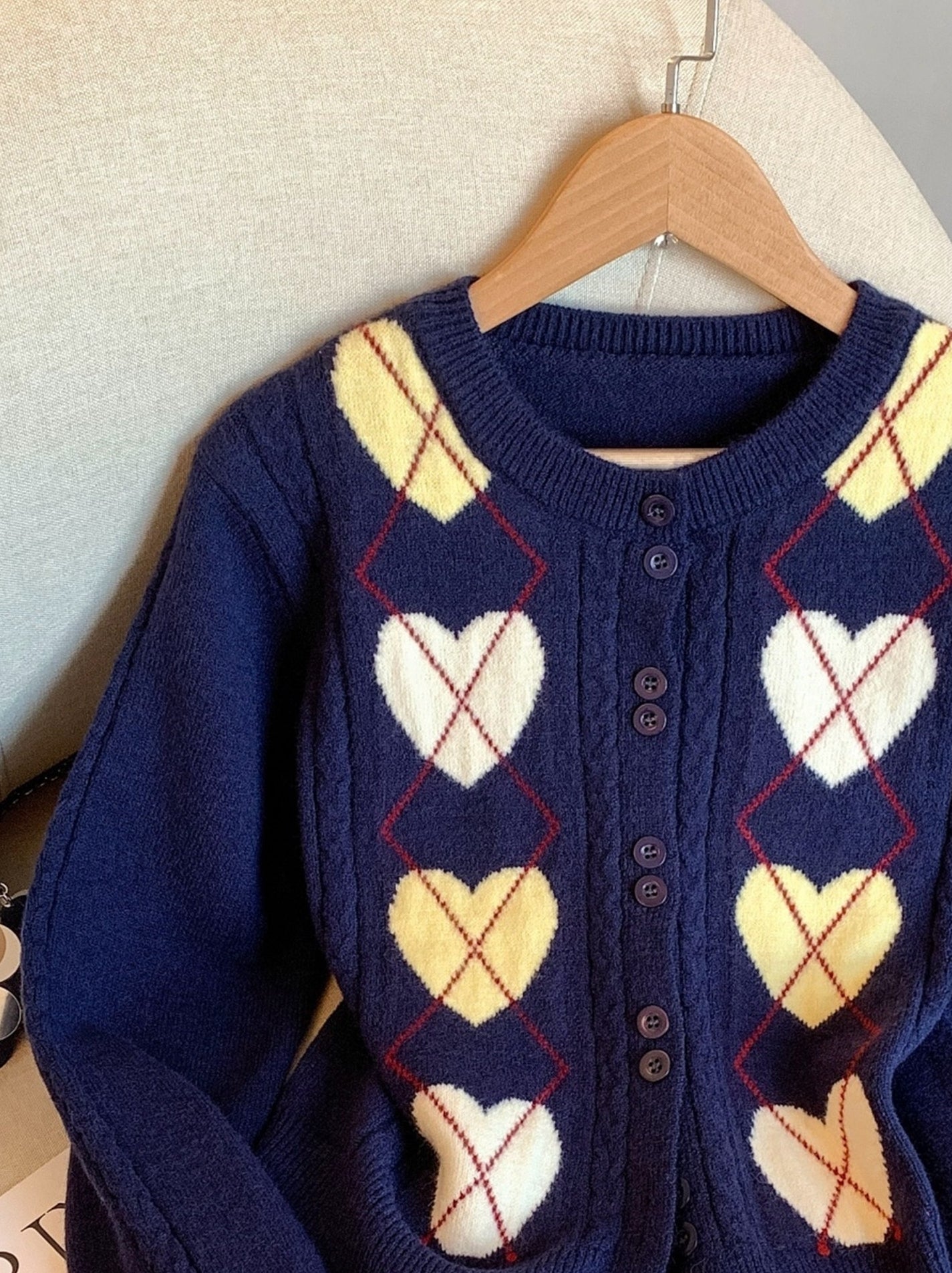 Blue Heart Argan Cardigan