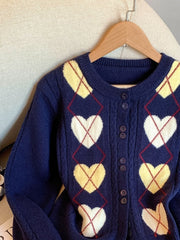 Blue Heart Argan Cardigan