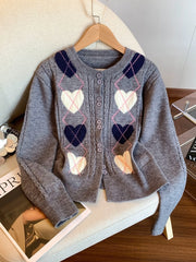 Blue Heart Argan Cardigan