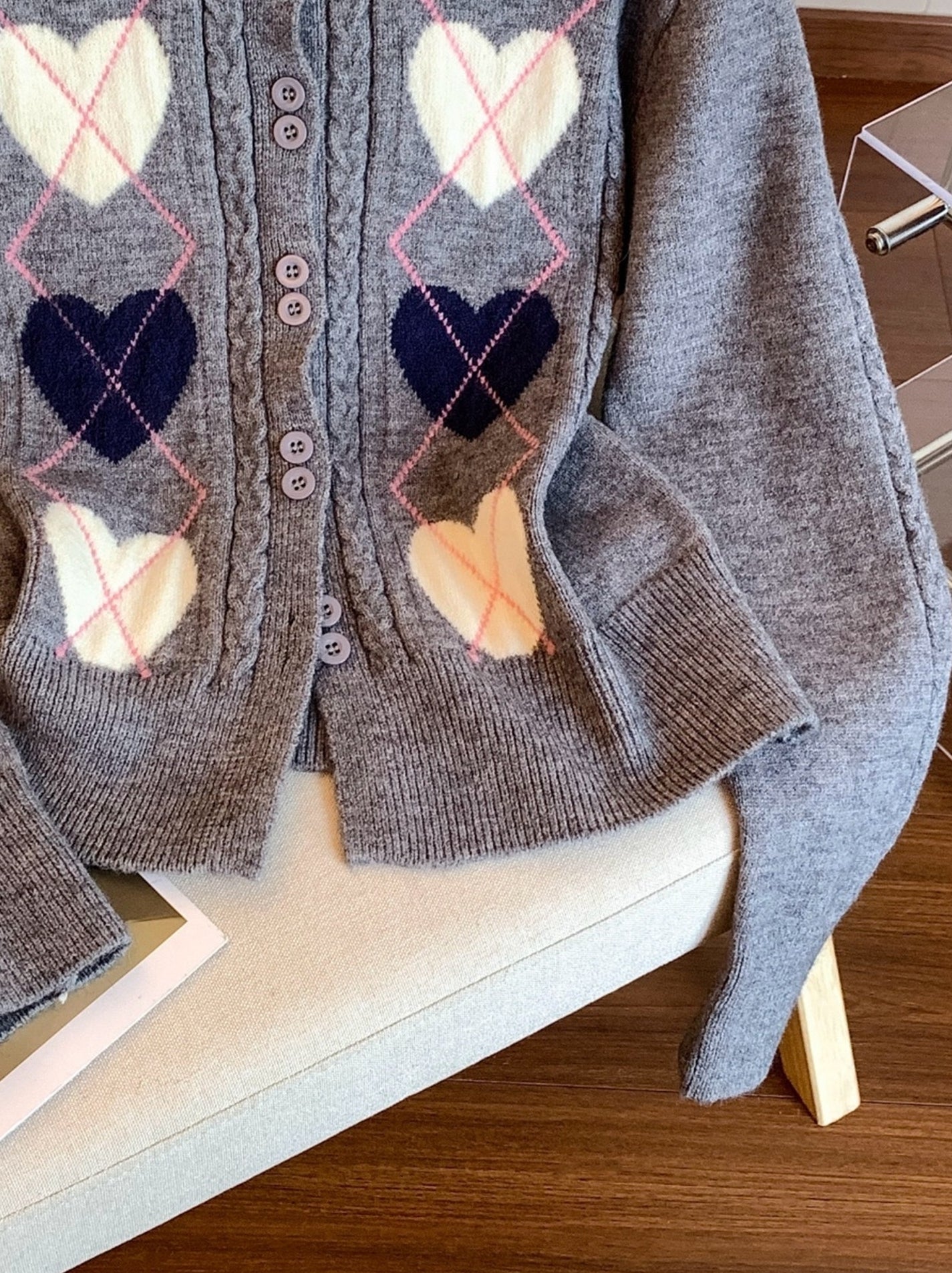 Blue Heart Argan Cardigan