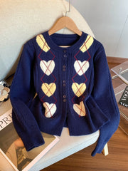 Blue Heart Argan Cardigan