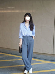 Blue Loose Shirt