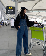 Blue Oversized Denim Jumper