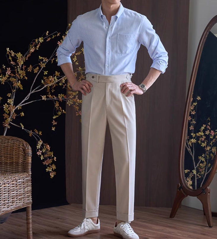 Blue Pinstripe Pocket Shirt