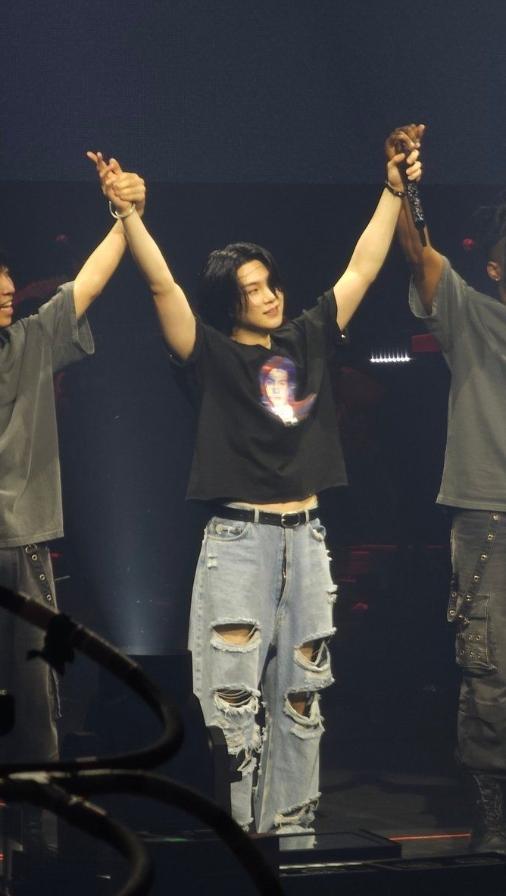 Blue Ripped Baggy Jeans