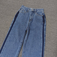 Blue Side-Line Casual Jeans