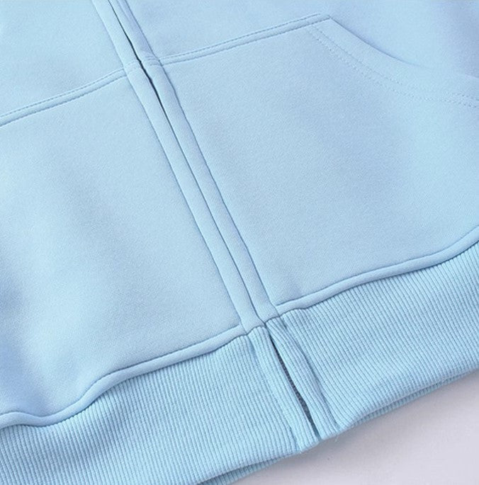 Blue Stars And Angel Hood Jacket