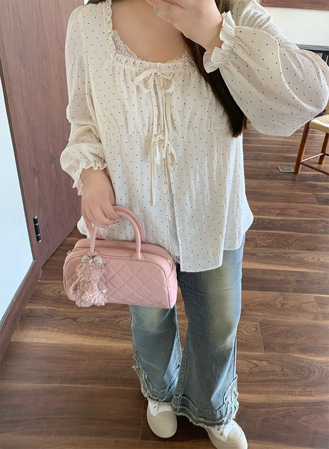 Blue Washed Flared Jeans Pants