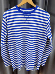 Blue Striped Long Sleeve T-Shirt