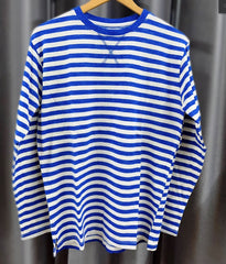 Blue Striped Long Sleeve T-Shirt