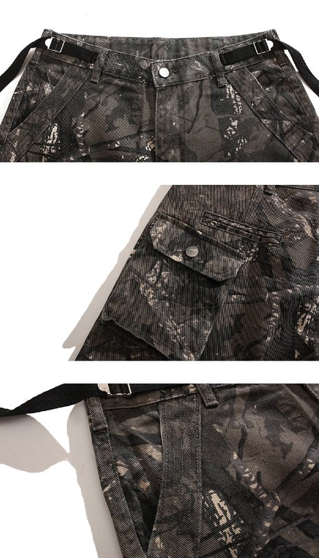 Brown Branch Camouflage Pants