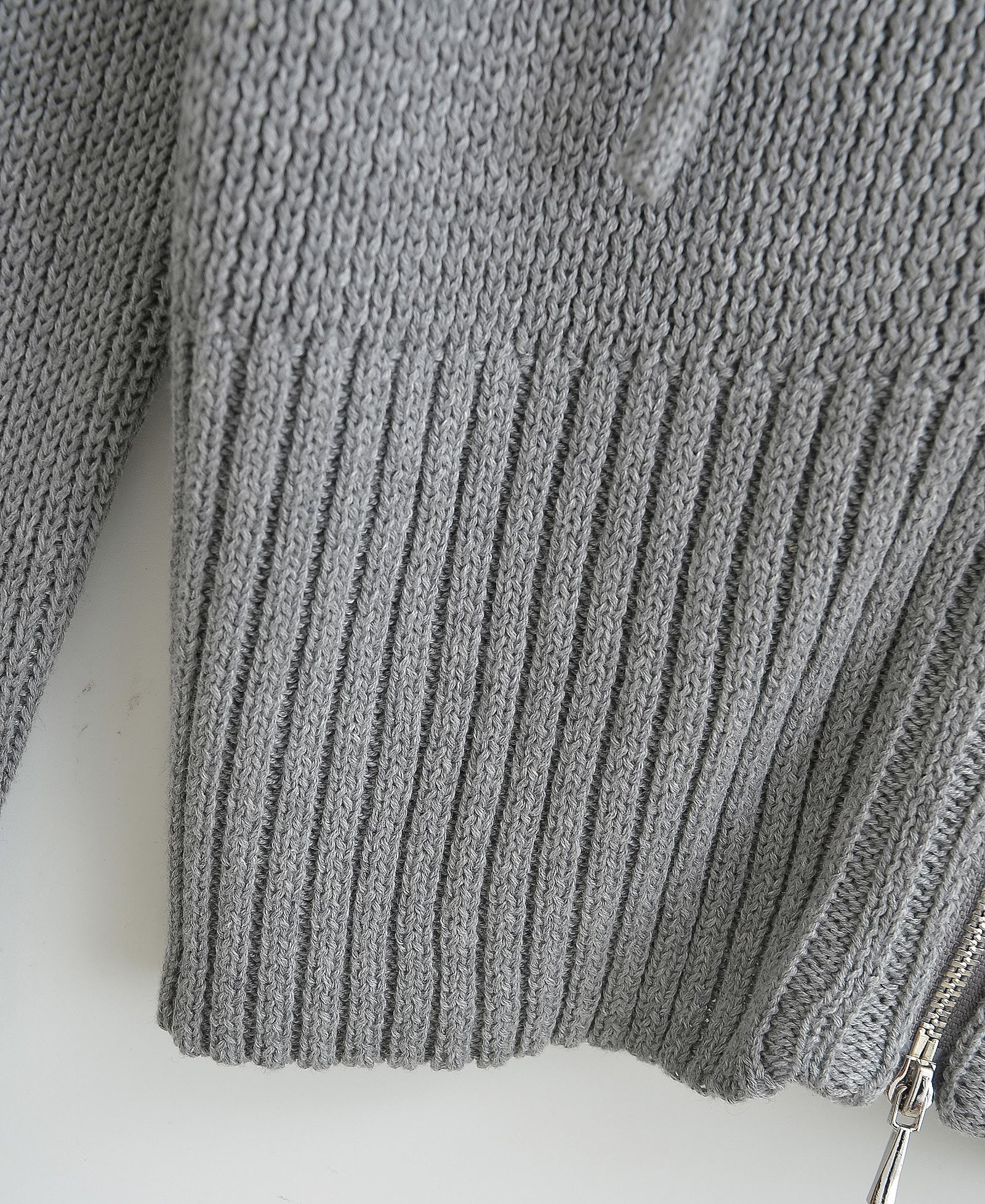 Brown Comfy Ribbed Hooded Jacket