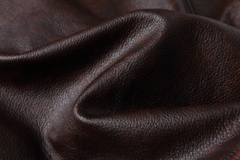 Brown Cropped Biker Leather Jacket
