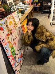 Brown Fluffy Faux Fur Jacket