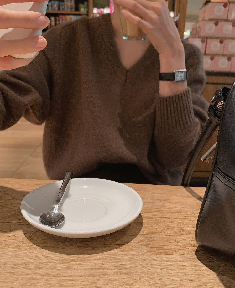 Brown Longsleeve Knit Sweater