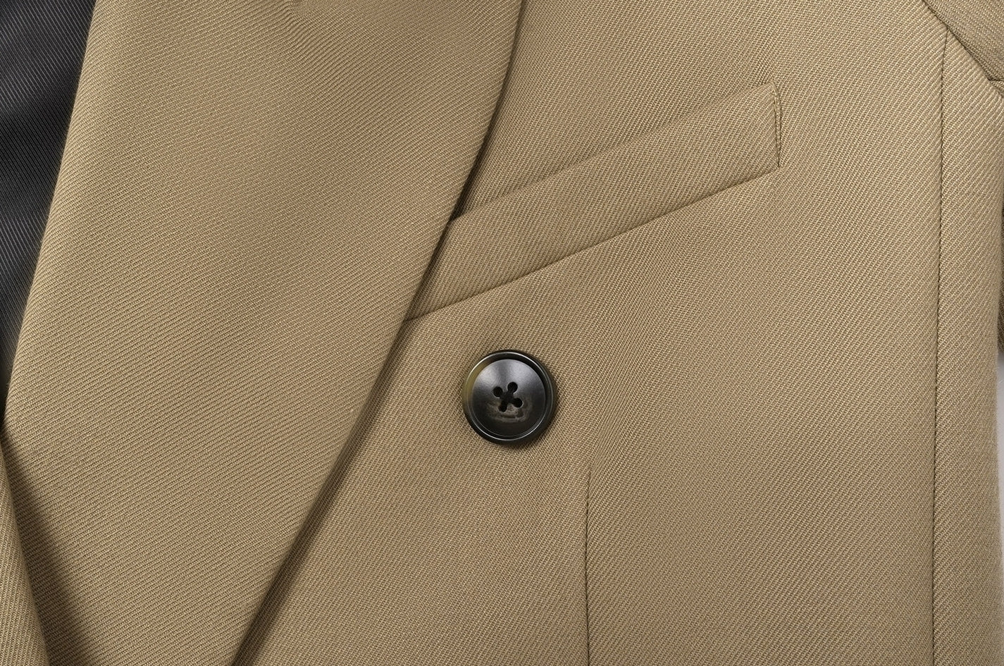 Khaki Oversized Tailored Blazer