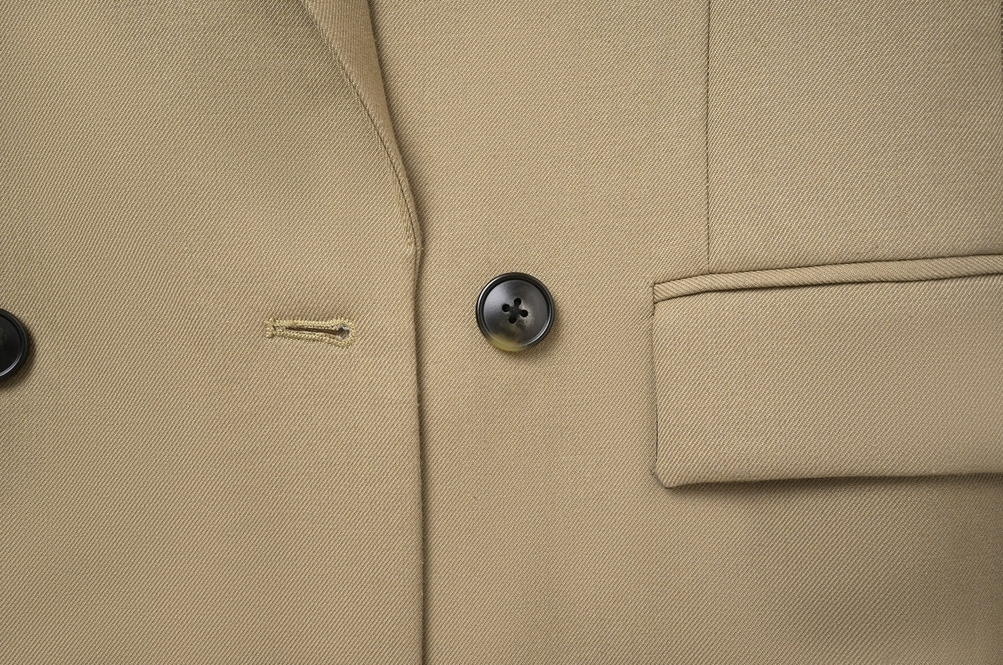 Khaki Oversized Tailored Blazer