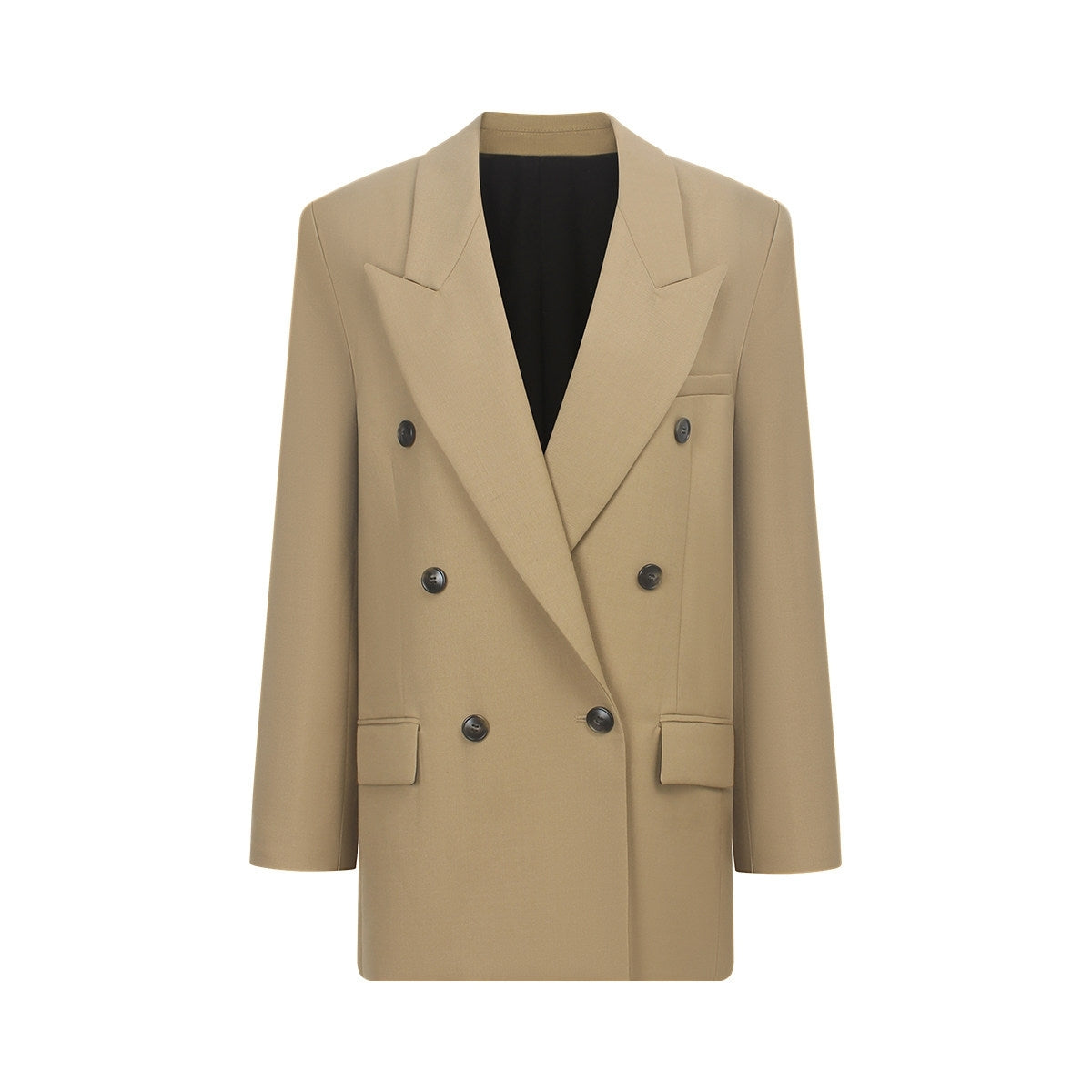 Khaki Oversized Tailored Blazer