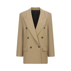 Khaki Oversized Tailored Blazer