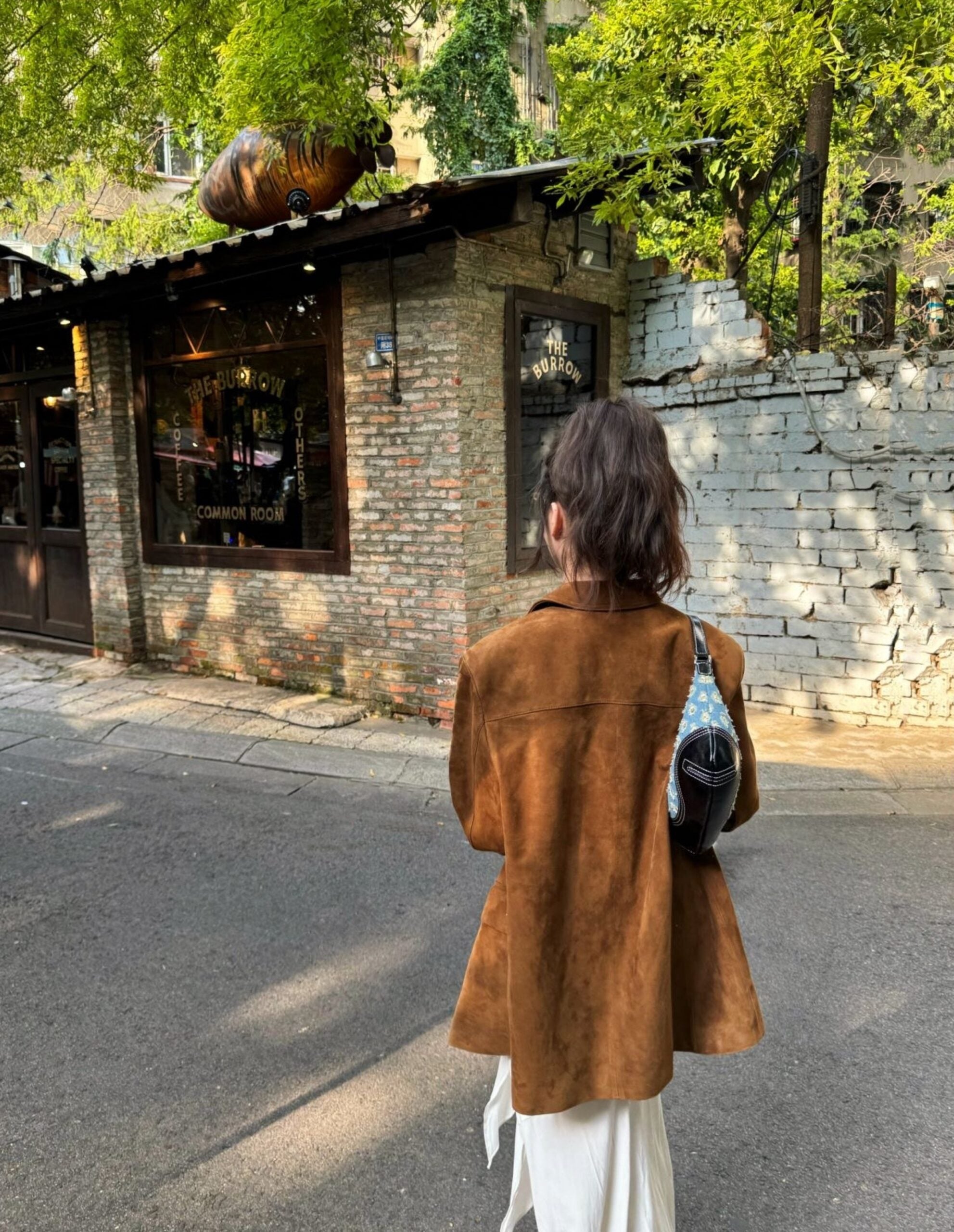 Brown Suede Blazer Jacket