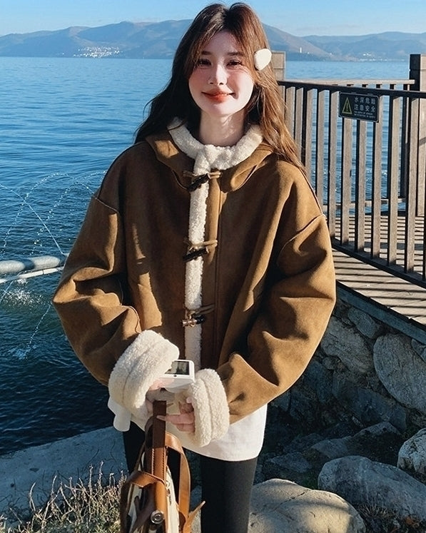 Brown Toggle Winter Coat