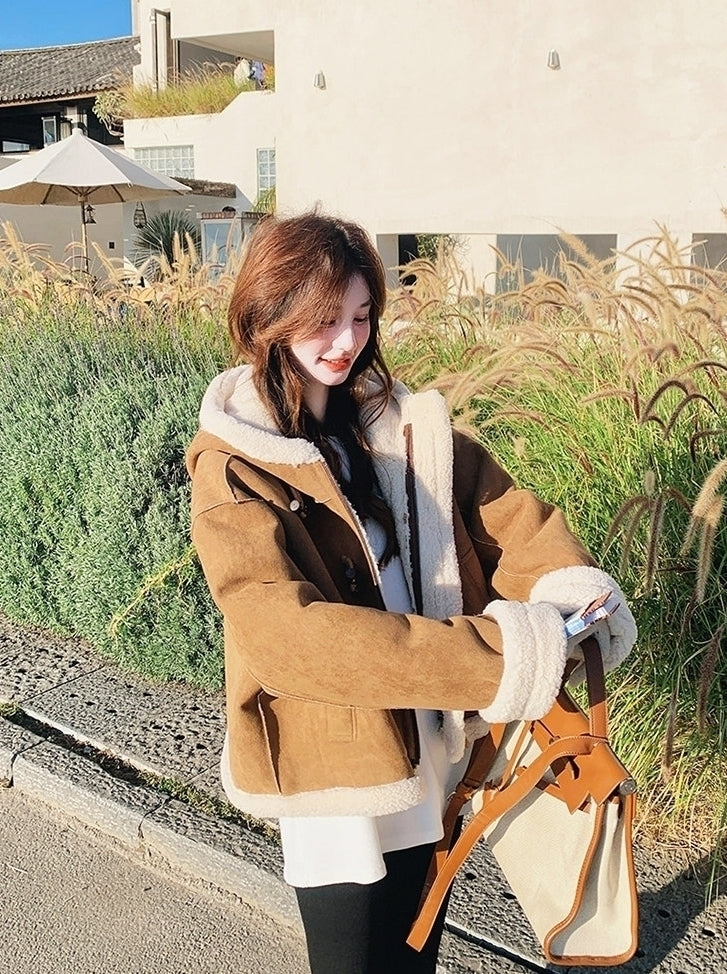 Brown Toggle Winter Coat