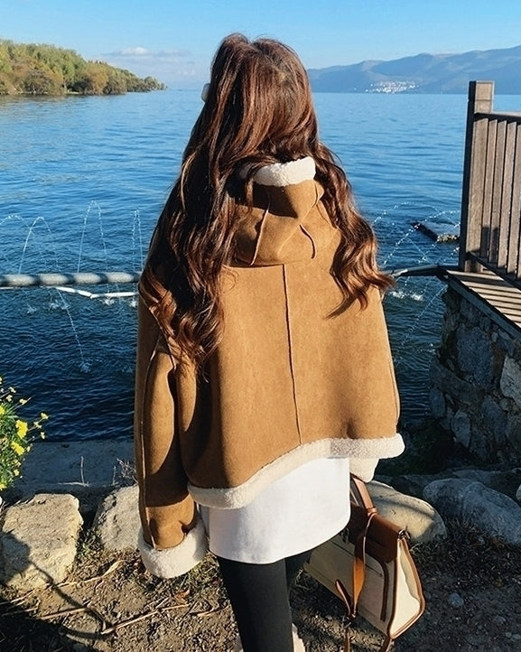 Brown Toggle Winter Coat