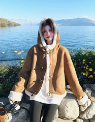 Brown Toggle Winter Coat
