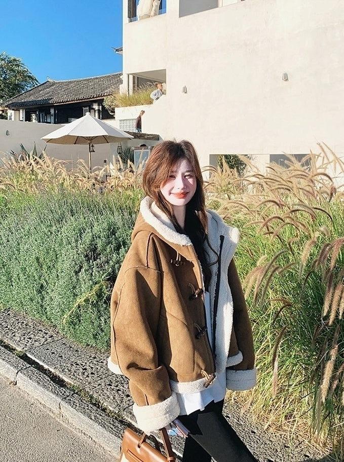 Brown Toggle Winter Coat