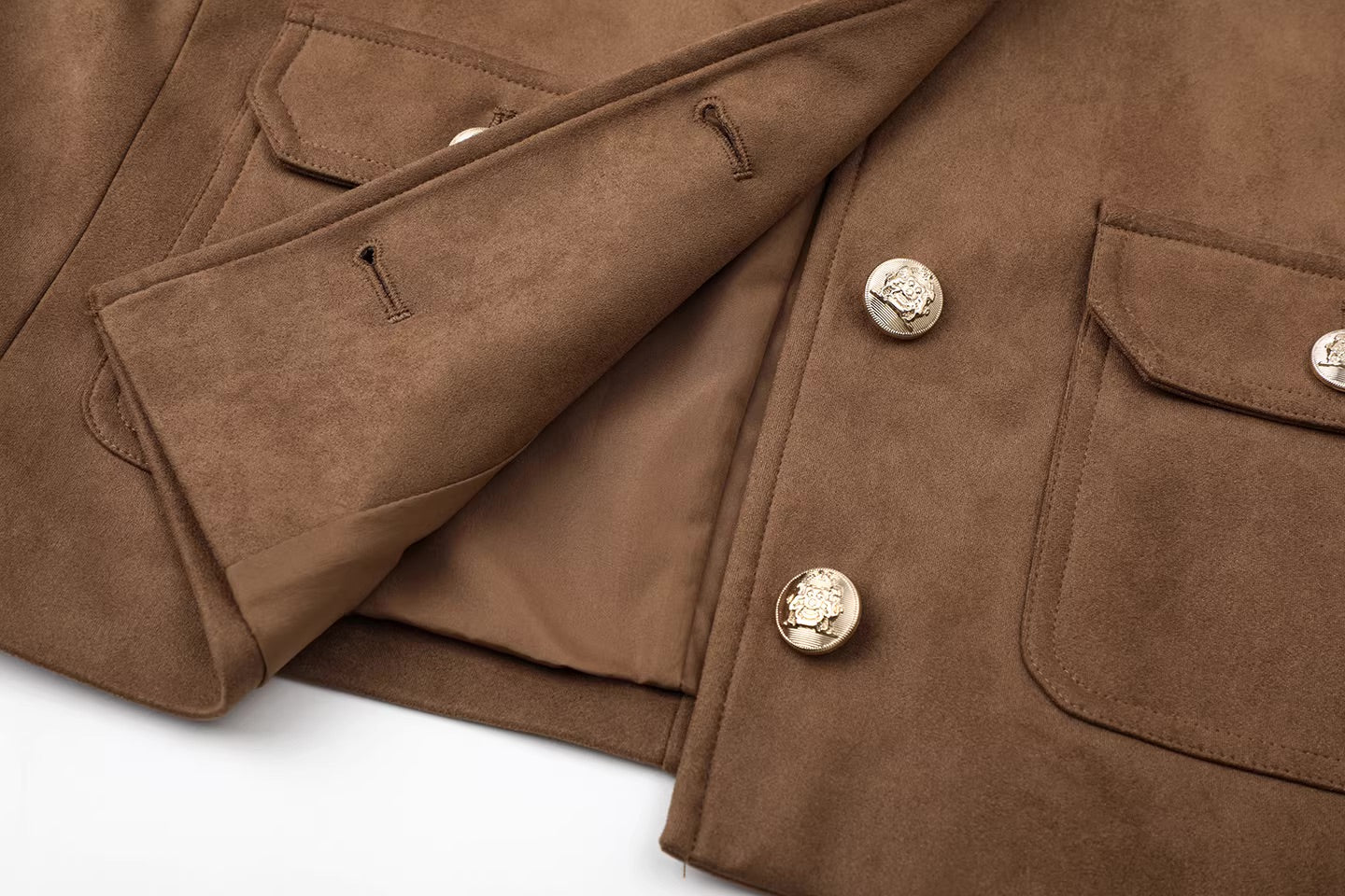 Brown Vintage Suede Jacket