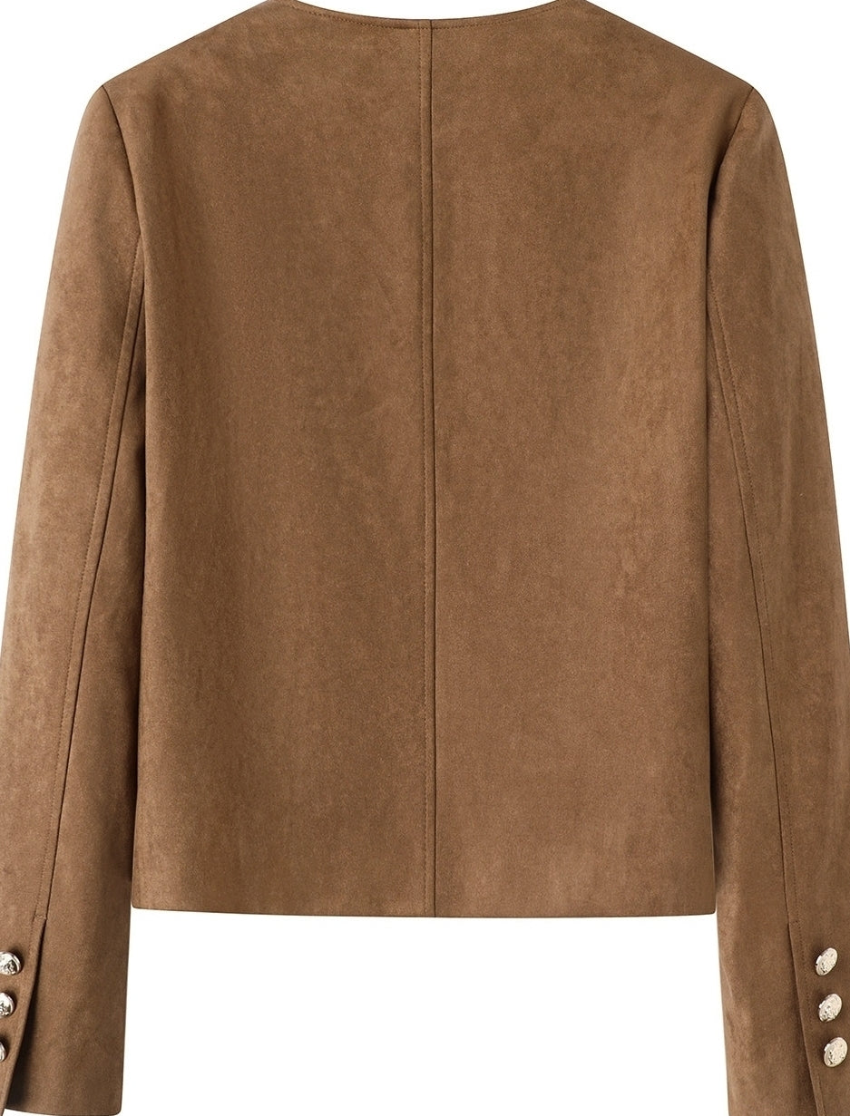 Brown Vintage Suede Jacket