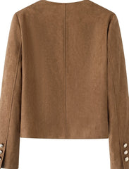 Brown Vintage Suede Jacket