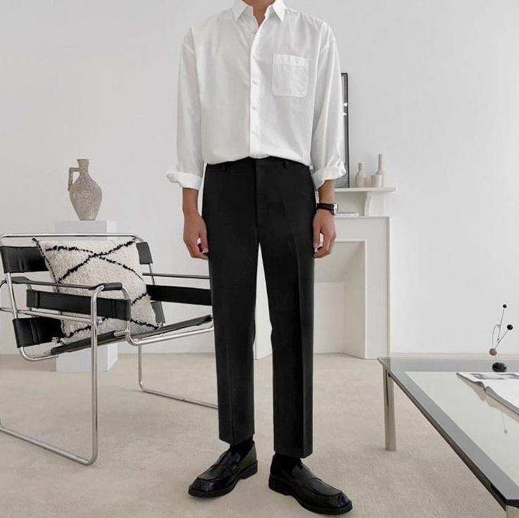 Business Casual Trousers With Tailored Fit